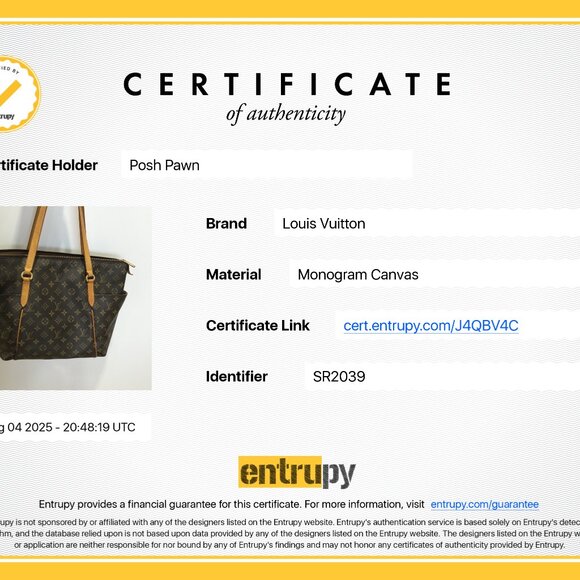 Authentic LOUIS VUITTON Monogram Canvas Totally MM Shoulder Bag - Picture 6 of 6